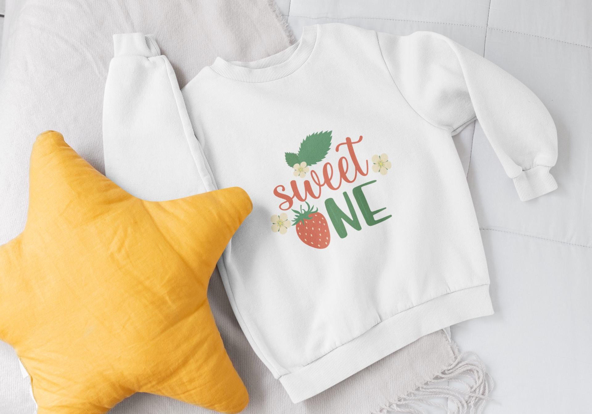 Sweet One Birthday SVG, Strawberry 1st Birthday PNG, Cute First Birthday Design, Fruit Theme Party, Sweet One Strawberry Birthday