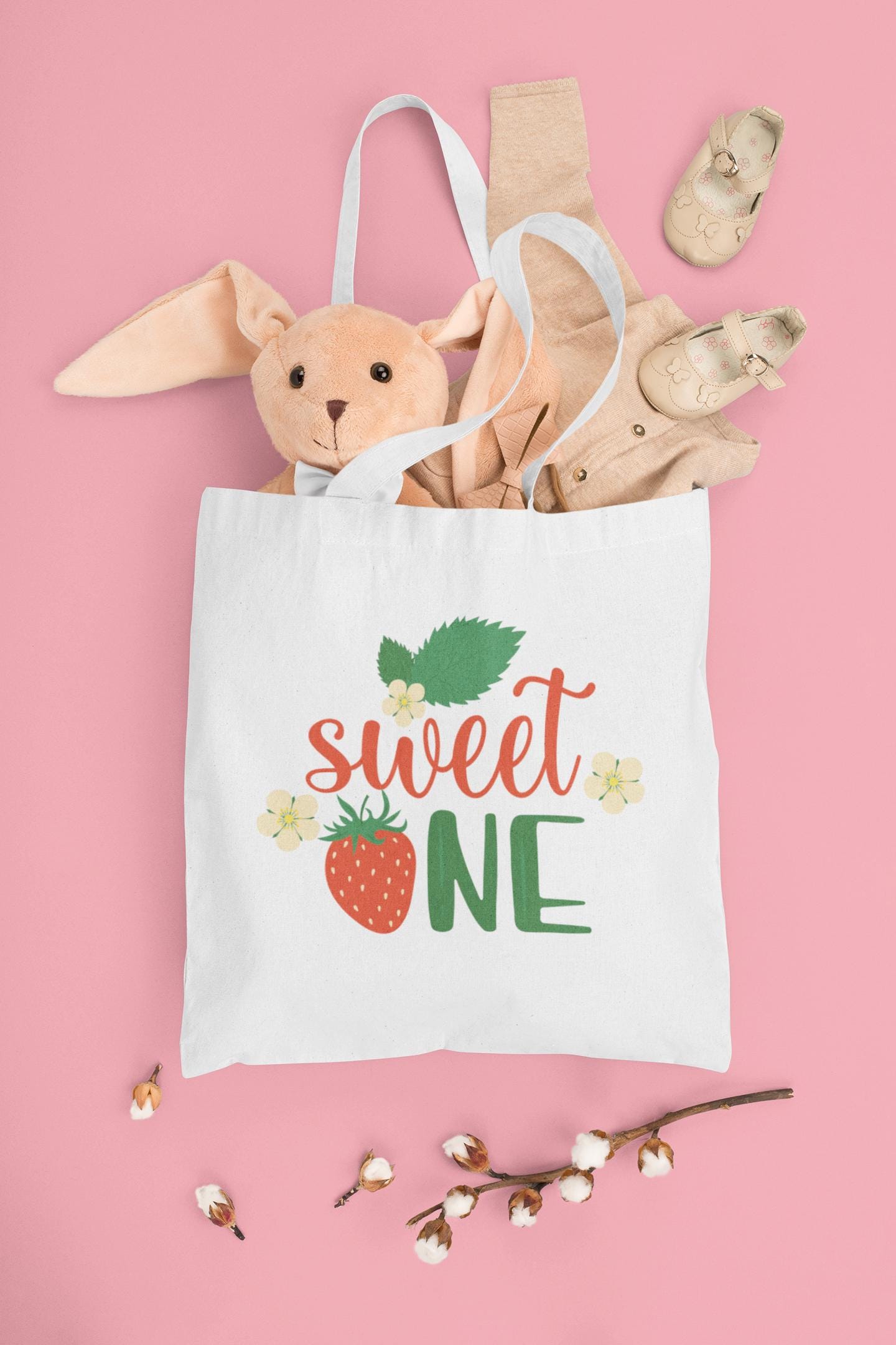 Sweet One Birthday SVG, Strawberry 1st Birthday PNG, Cute First Birthday Design, Fruit Theme Party, Sweet One Strawberry Birthday