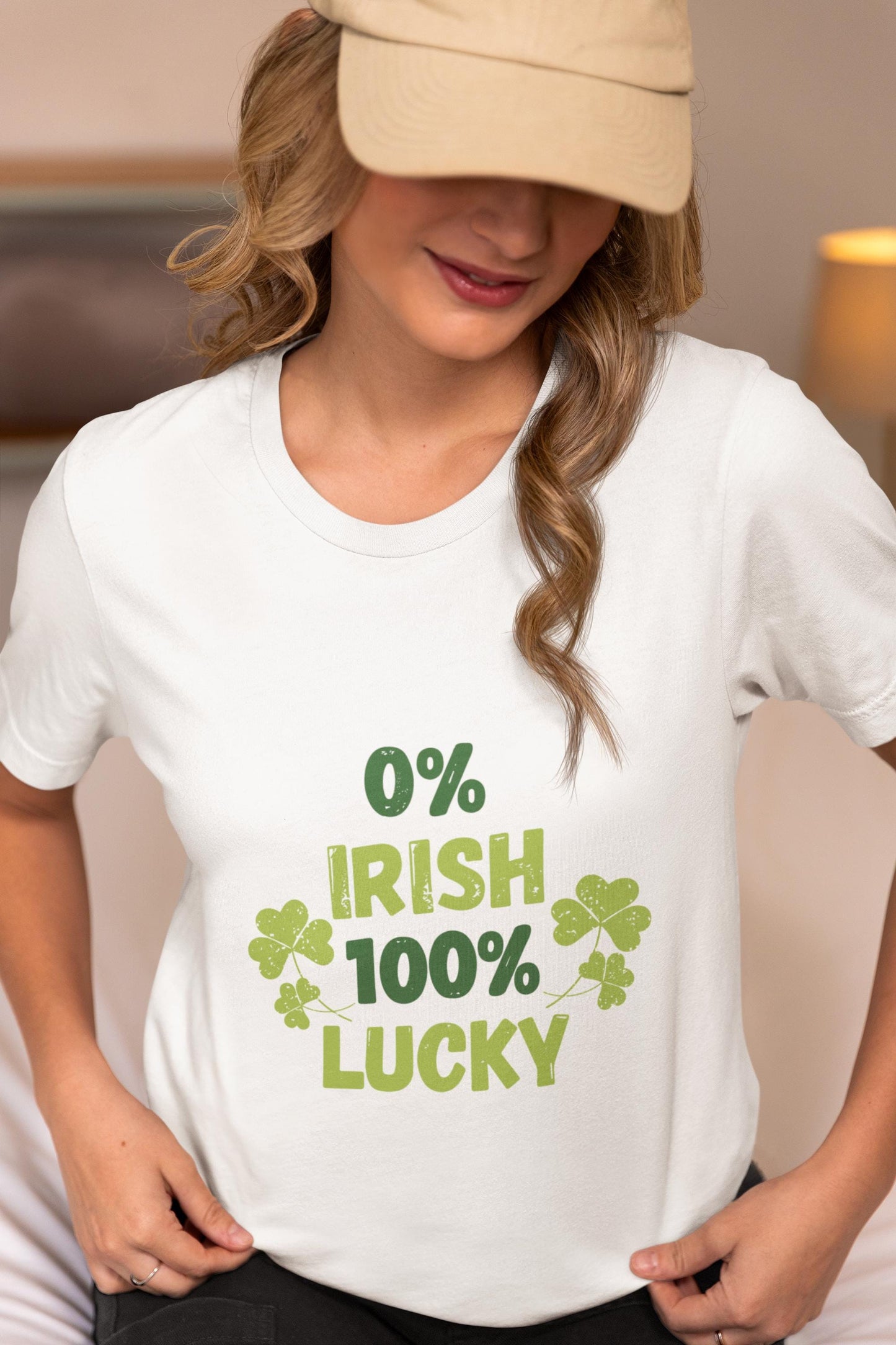 0% Irish 100 Lucky SVG, St. Patrick’s Day Shirt Design, Funny Shamrock SVG, funny st patricks svg,St Patrick's Day T-shirt Design