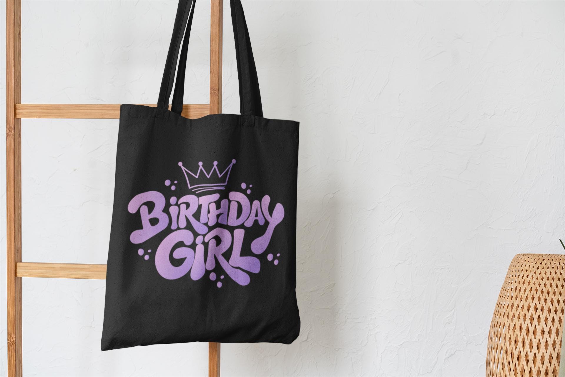 Birthday Girl SVG, Princess Crown Birthday Design, Cute Birthday PNG, EPS, Digital Download for Cricut & Sublimation,